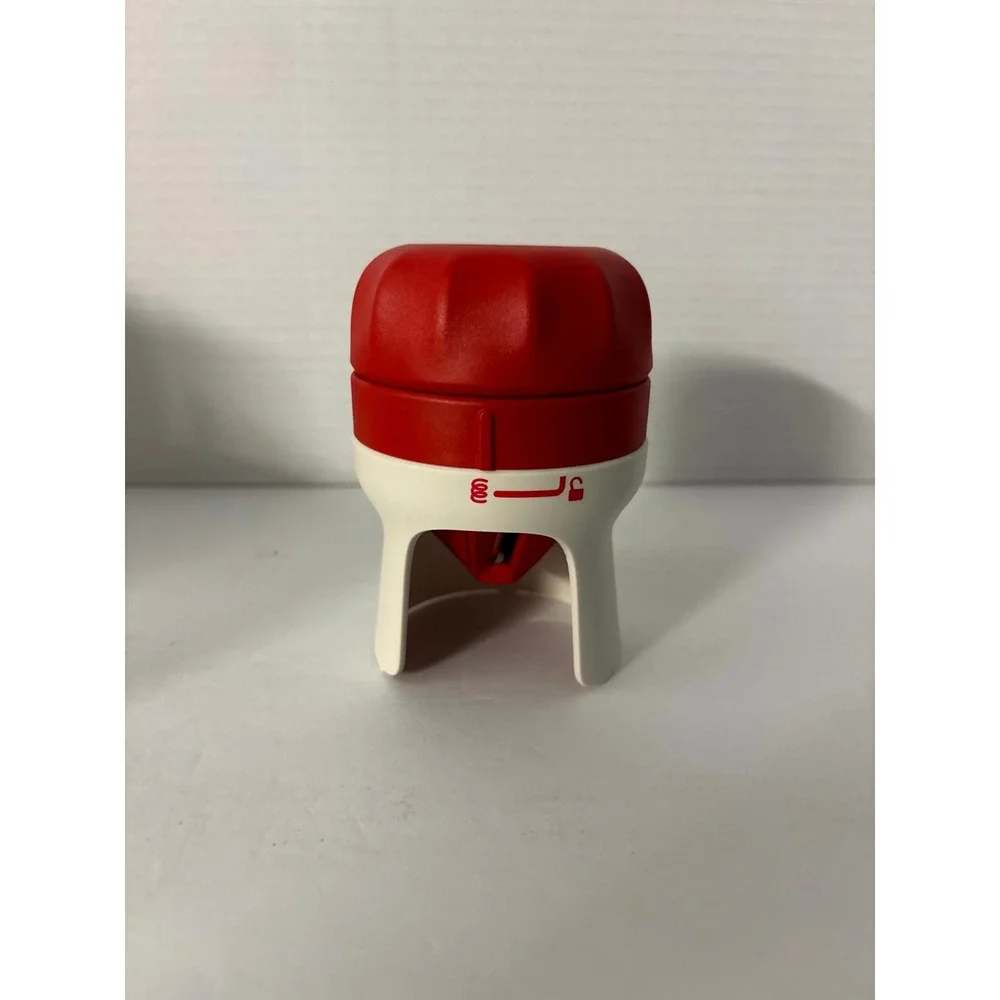 Tupperware Handy Spiral Slicer Chili Red & White Manual Vegetable Spiralizer New